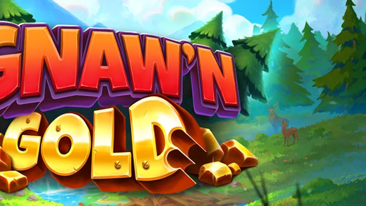 Isang masayang tema ng beaver sa laro na Gnaw’n Gold